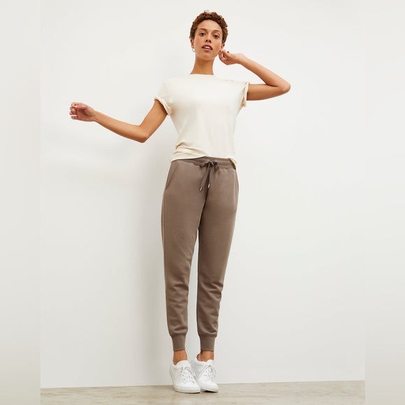 M.M. Lafleur Joni French Terry Mink Jogger Women's Size M Pima Cotton Soft Comfy - Picture 1 of 4